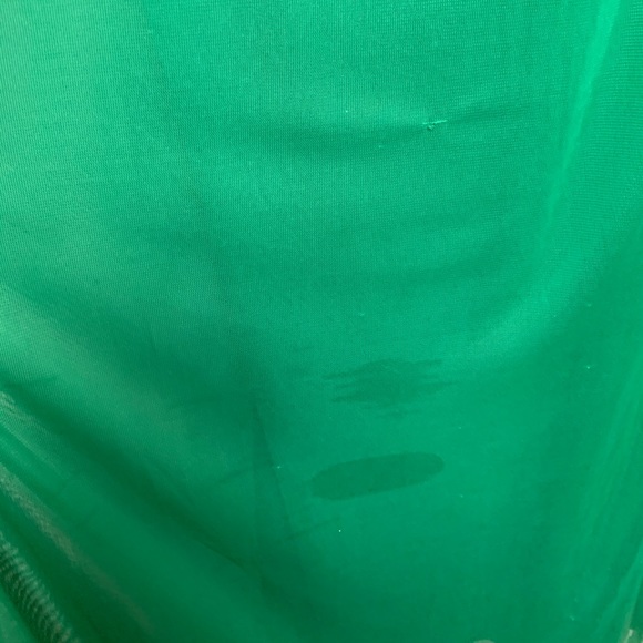 Long Green Bedazzled Prom/Evening Gown - Picture 7 of 8